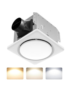 Ventilador Extractor de Baño Novelux con Luz LED 1500lm