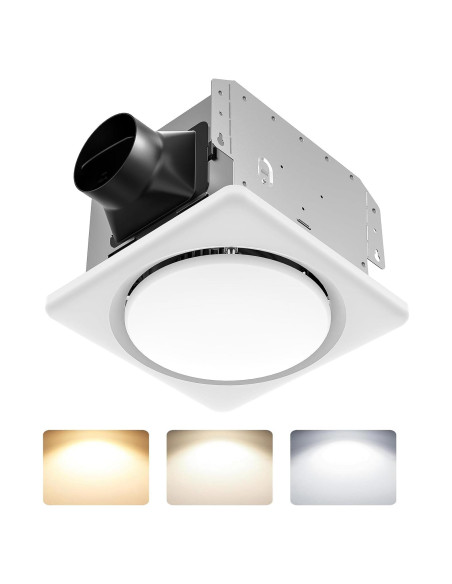 Ventilador Extractor de Baño Novelux con Luz LED 1500lm Ventilador Extractor de Baño Novelux con Luz LED 1500lm