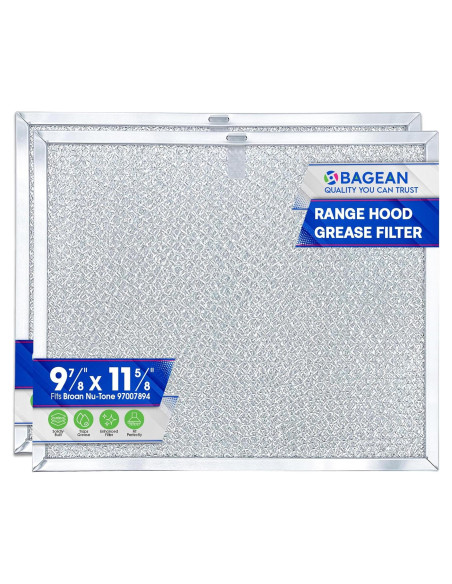 Filtros de Ventilación Bagean 97007894 25.1x29.7cm - Paquete de 2 Filtros de Ventilación Bagean 97007894 25.1x29.7cm - Paquete de 2