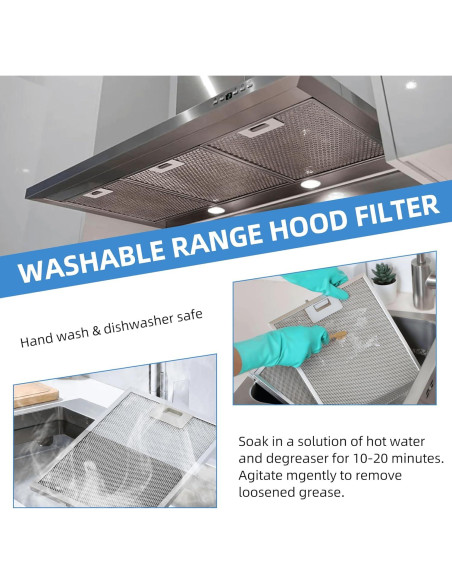 Filtro de Grasa W10169961A Fetechmate 2PC 30.48x26.67cm Filtro de Grasa W10169961A Fetechmate 2PC 30.48x26.67cm