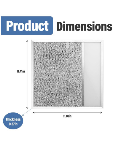 Filtro de Grasa Aluminio BP57 con Lente de Luz Broan-NuTone