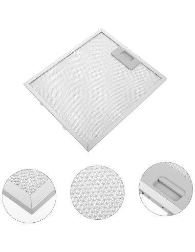 Filtro de Malla Metálica SHINEOFI 30.4x26.5 cm para Campana