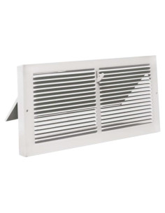 Registro de Baseboard de Acero Imperial RG0115 30.48 x 15.24 cm Blanco