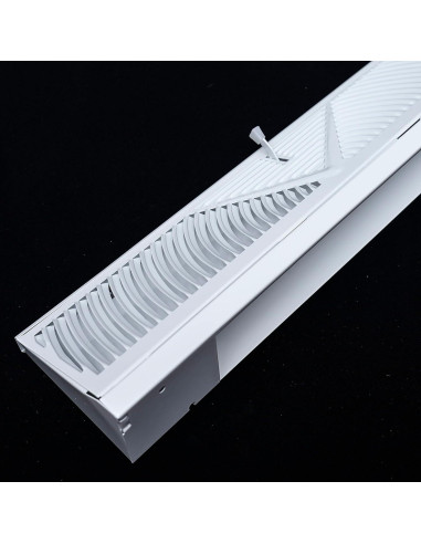 Rejilla de Zócalo de Esquina Handua 15" Blanco - Acero
