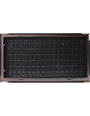 Rejilla de Piso Decor Grates AJH612-RB 15x30 cm Bronce Frotado