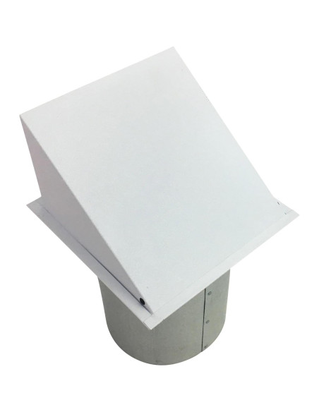 Tapa de Ventilación de Pared Vent Works 7 Pulgadas Acero Blanco Tapa de Ventilación de Pared Vent Works 7 Pulgadas Acero Blanco