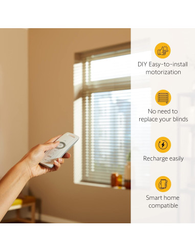 Kit Motor Somfy Clever Tilt para Persianas Horizontales 6.35 cm