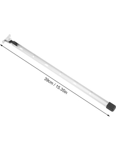 Kit Soporte Ventana Invernadero Aluminio TOPINCN 39cm