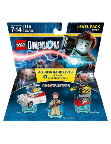 Paquete de Nivel LEGO Dimensions Ghostbusters con Peter Venkman