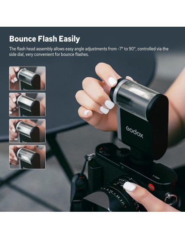 Flash Godox iA32 Mini para Cámara - 8 Niveles de Potencia