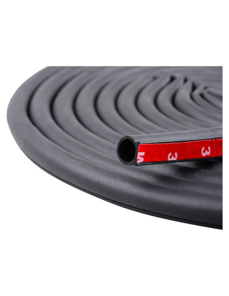 Sellador de Burletes CloudBuyer 6m Autoadhesivo Negro Sellador de Burletes CloudBuyer 6m Autoadhesivo Negro