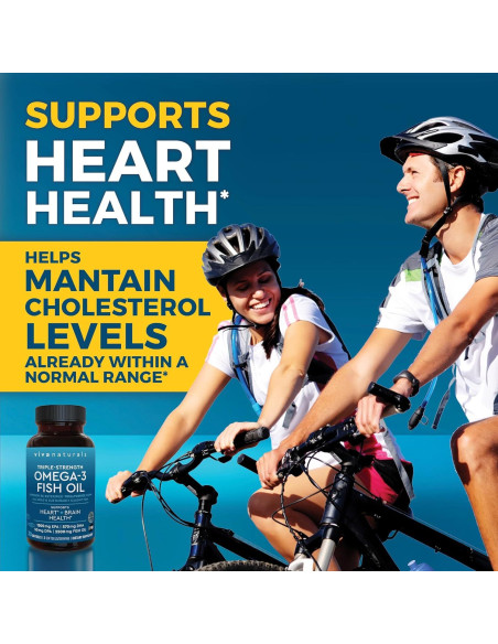 Suplemento Omega 3 Viva Naturals 2500 mg - 30 Cápsulas Blandas Suplemento Omega 3 Viva Naturals 2500 mg - 30 Cápsulas Blandas