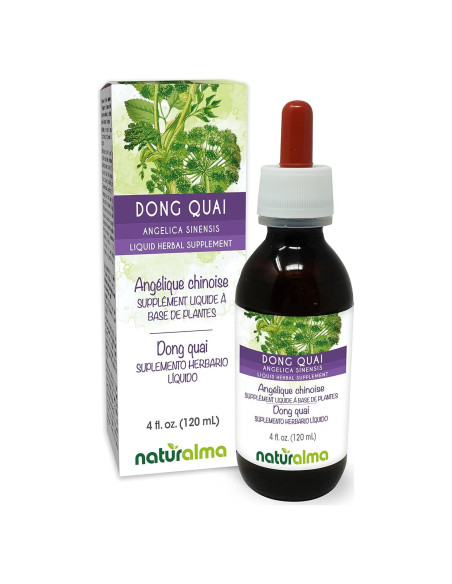 Extracto Líquido de Dong Quai Naturalma 118 ml - Suplemento Herbal Vegano Extracto Líquido de Dong Quai Naturalma 118 ml - Suplemento Herbal Vegano