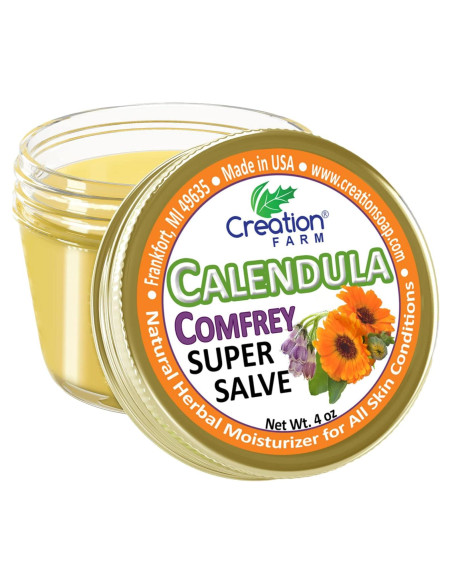 Salve Herbal Creation Farm de Caléndula y Consuelda 113g Salve Herbal Creation Farm de Caléndula y Consuelda 113g