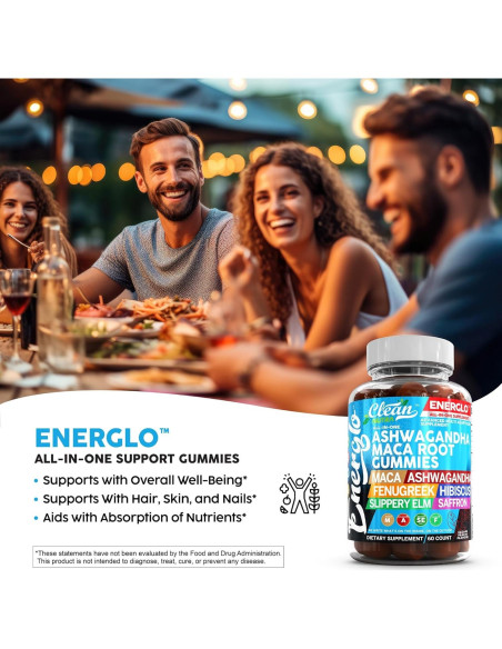 Gomitas de Ashwagandha y Maca Clean Nutra 45g Sabor Durazno Gomitas de Ashwagandha y Maca Clean Nutra 45g Sabor Durazno