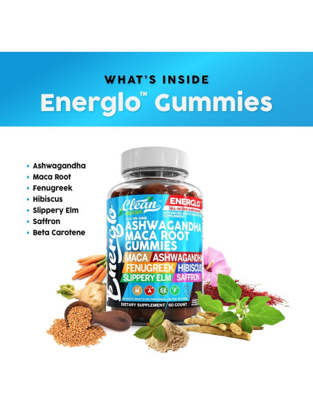 Gomitas de Ashwagandha y Maca Clean Nutra 45g Sabor Durazno Gomitas de Ashwagandha y Maca Clean Nutra 45g Sabor Durazno