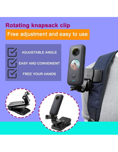 Kit 44 en 1 Accesorios para Cámara de Acción CHongnan - Compatible GoPro e Insta360
