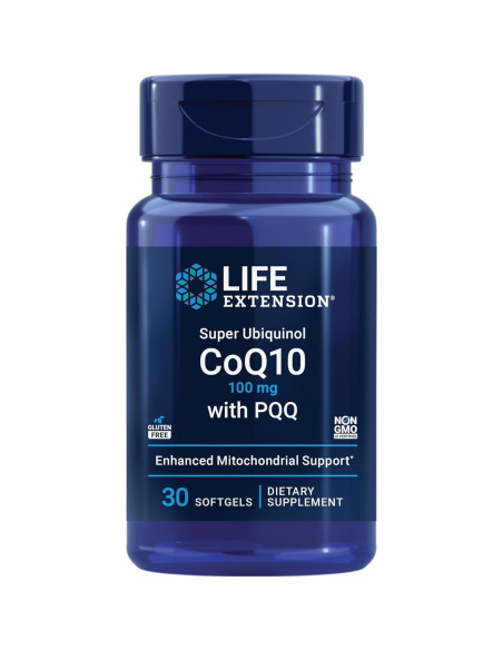 Suplemento Energético Life Extension PQQ + CoQ10 120 Cápsulas Suplemento Energético Life Extension PQQ + CoQ10 120 Cápsulas