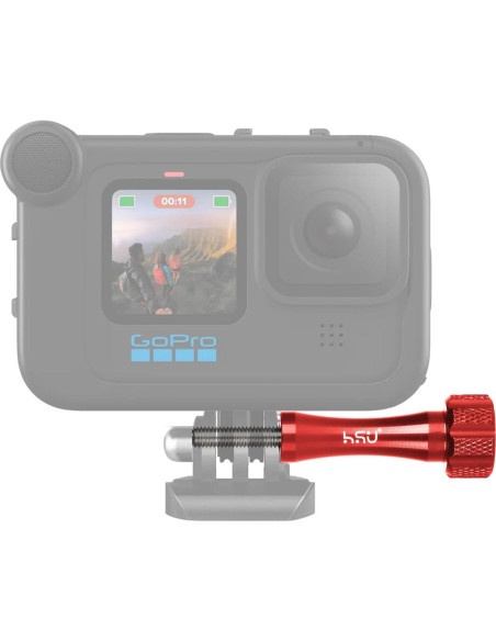 Conjunto de Tornillos de Pulgar HSU + Llave para GoPro Rojo Conjunto de Tornillos de Pulgar HSU + Llave para GoPro Rojo