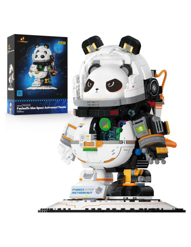 JMBricklayer Panda Astronauta 829 Piezas Juguete de Construcción