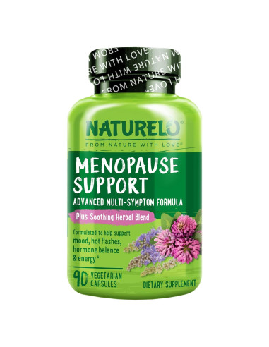 Suplemento Menopausia NATURELO 90 Cápsulas Alivio Sofocos