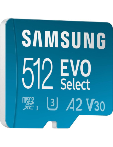 Tarjeta microSD Samsung EVO Select 512GB UHS-I 160MB/s 4K