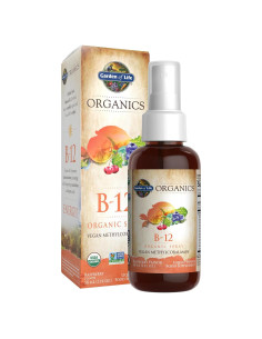 Spray de Vitamina B12 Orgánica Jardín de Vida 500mcg Frambuesa 60ml