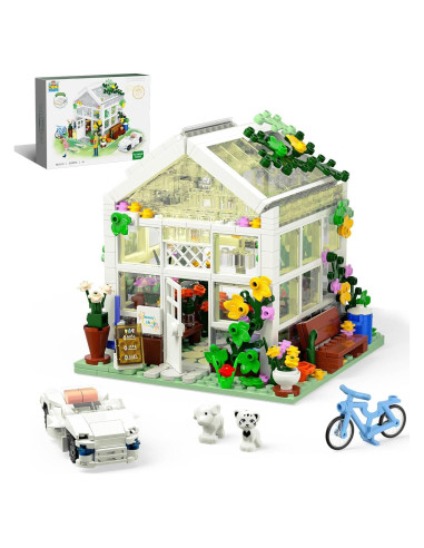 Conjunto de Construcción Casa de Flores Blancas QLT 639 Pcs