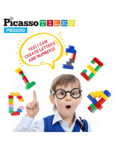PicassoTiles 2250 Piezas Bloques de Construcción Creativos