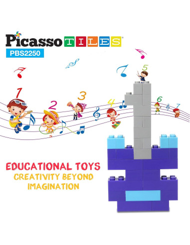 PicassoTiles 2250 Piezas Bloques de Construcción Creativos