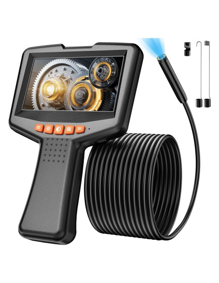 Cámara Endoscópica TGJOR 4.3" 1080P con Luz y Sonda de 5m Cámara Endoscópica TGJOR 4.3" 1080P con Luz y Sonda de 5m