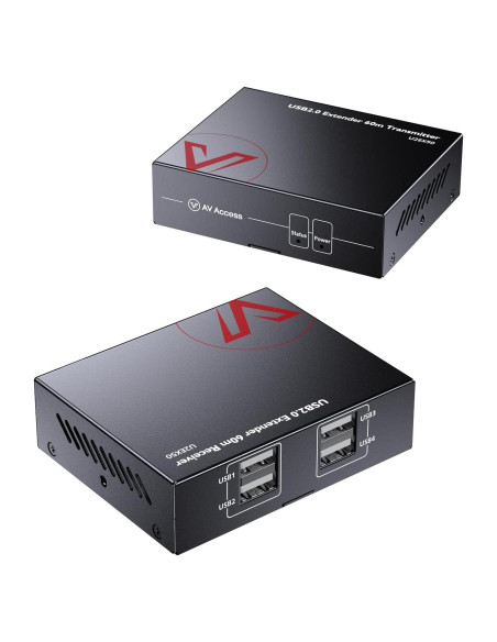 Extensor USB 2.0 AV Access U2EX50 60m 4 Puertos Plug and Play Extensor USB 2.0 AV Access U2EX50 60m 4 Puertos Plug and Play