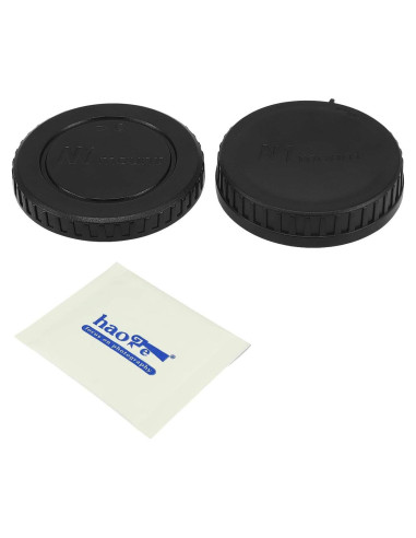 Kit de tapa de cuerpo y lente trasera Haoge para Nikon 1