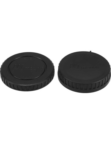 Kit de tapa de cuerpo y lente trasera Haoge para Nikon 1