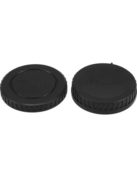 Kit de tapa de cuerpo y lente trasera Haoge para Nikon 1 Kit de tapa de cuerpo y lente trasera Haoge para Nikon 1