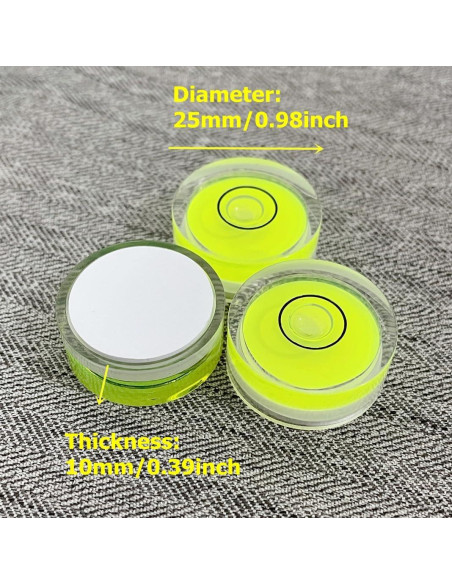 4 Niveles de Burbuja Circulares Adheribles YMGBHNKJLS 2.5x1cm 4 Niveles de Burbuja Circulares Adheribles YMGBHNKJLS 2.5x1cm