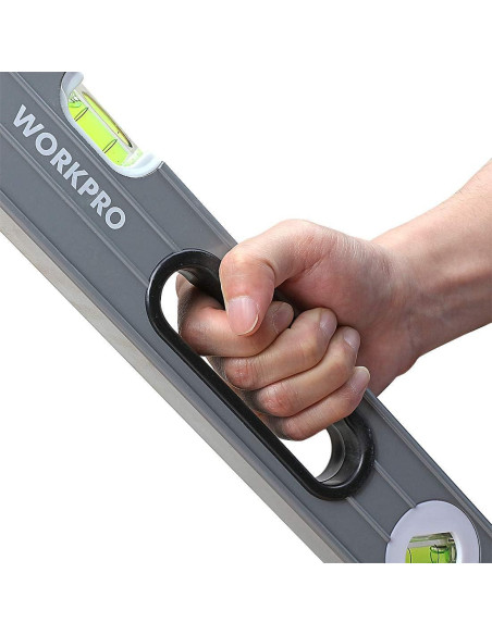 Juego de Niveles de Espíritu WORKPRO 3 Piezas 9-16-24 cm Juego de Niveles de Espíritu WORKPRO 3 Piezas 9-16-24 cm