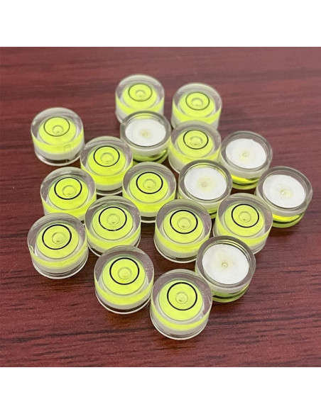 10 Niveles de Burbuja Mini Circulares WOYISEPG 10x6mm 10 Niveles de Burbuja Mini Circulares WOYISEPG 10x6mm