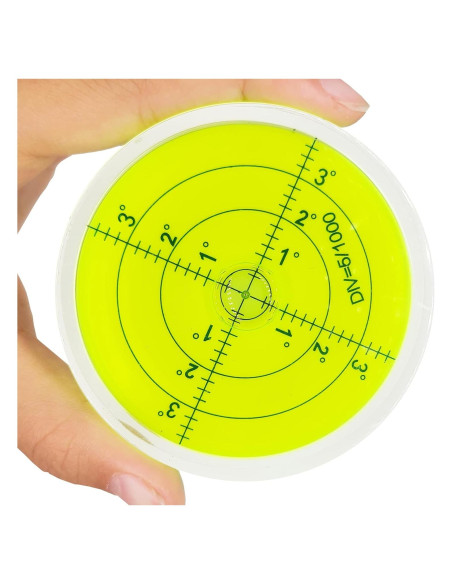 Nivel de Burbuja Circular Magnético GEONASSUR 60mm Precisión Nivel de Burbuja Circular Magnético GEONASSUR 60mm Precisión