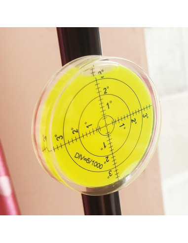 Nivel de Burbuja Circular Magnético GEONASSUR 60mm Precisión