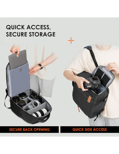 Mochila para Cámara TARION Impermeable 17L con Compartimento Laptop 15" Mochila para Cámara TARION Impermeable 17L con Compartimento Laptop 15"