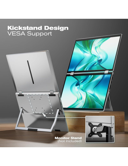 Extensor de Pantalla KEFEYA 15.6" Full HD Plegable Extensor de Pantalla KEFEYA 15.6" Full HD Plegable