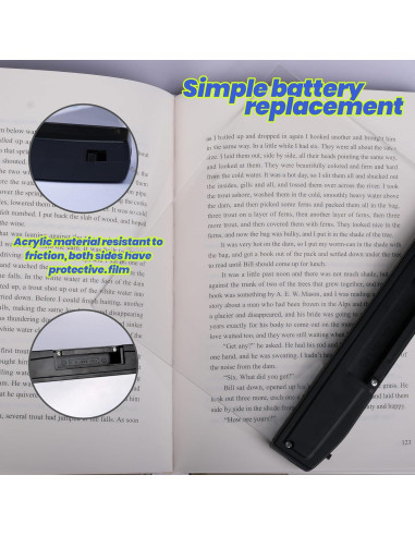 Luz de Lectura LED Frelisiy Inalámbrica Portátil 15.2cm