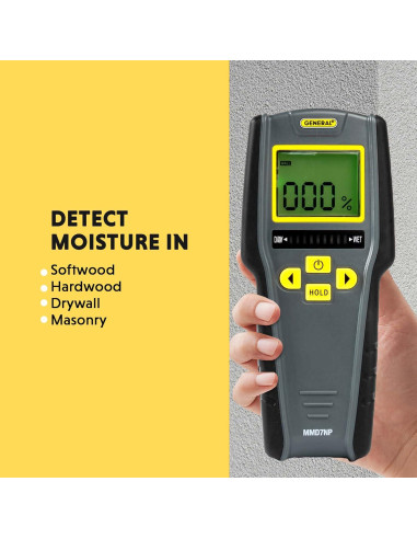 Medidor de Humedad Digital General Tools MMD7NP - Sin Puntos