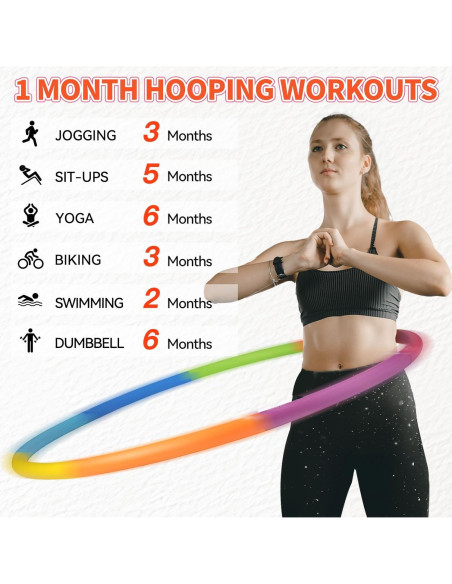 Aro de Ejercicio Phobby HOOP V2 1.27kg Ajustable con Cuerda Aro de Ejercicio Phobby HOOP V2 1.27kg Ajustable con Cuerda