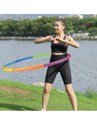 Aro de Ejercicio Phobby HOOP V2 1.27kg Ajustable con Cuerda