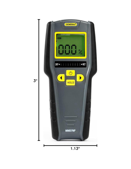 Medidor de Humedad Digital General Tools MMD7NP - Sin Puntos Medidor de Humedad Digital General Tools MMD7NP - Sin Puntos