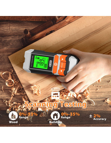 Medidor de Humedad Digital Dr.meter 2 en 1 con Pin y Sin Pin