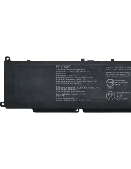 Batería Laptop RC30-0370 61.6Wh Compatible Razer Blade 14 Batería Laptop RC30-0370 61.6Wh Compatible Razer Blade 14