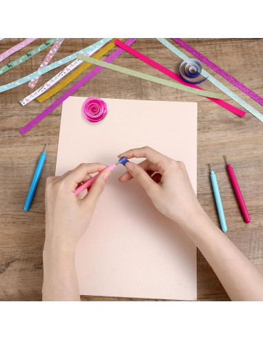 Kit de Herramientas de Quilling de Papel 24 Pcs Lusofie